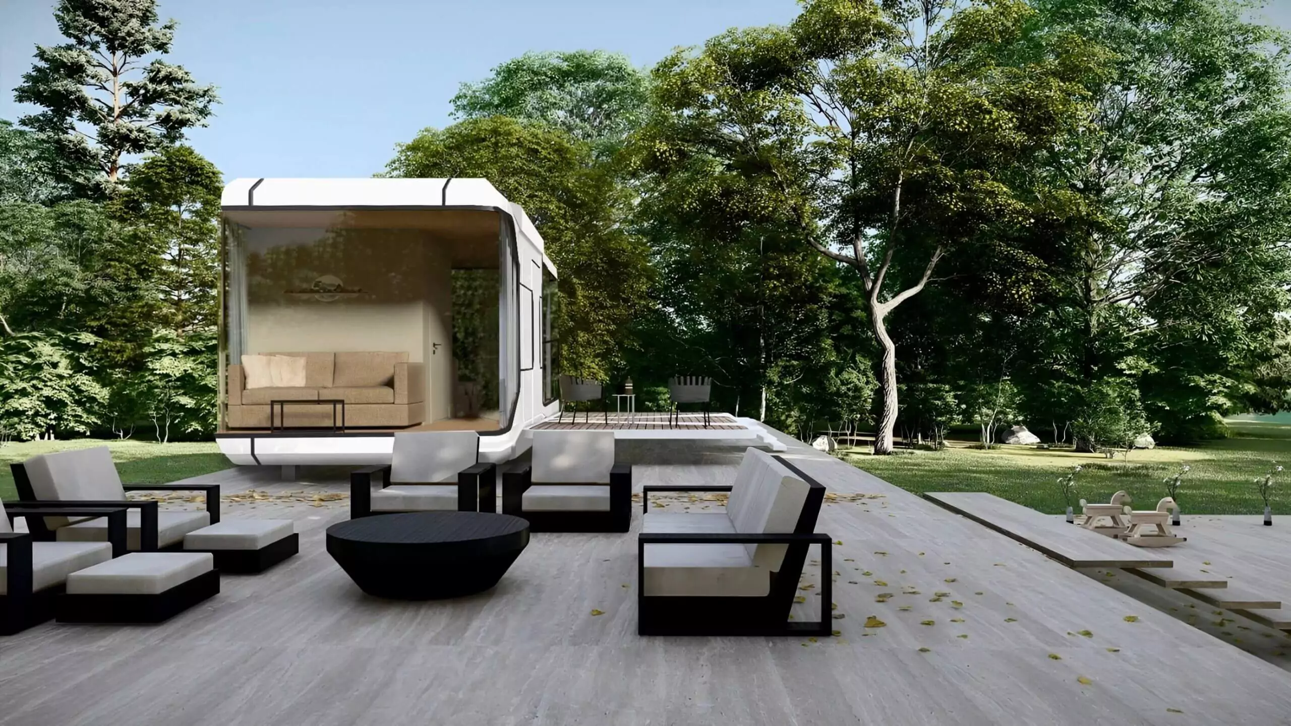 Глэмпинг на берегу озера