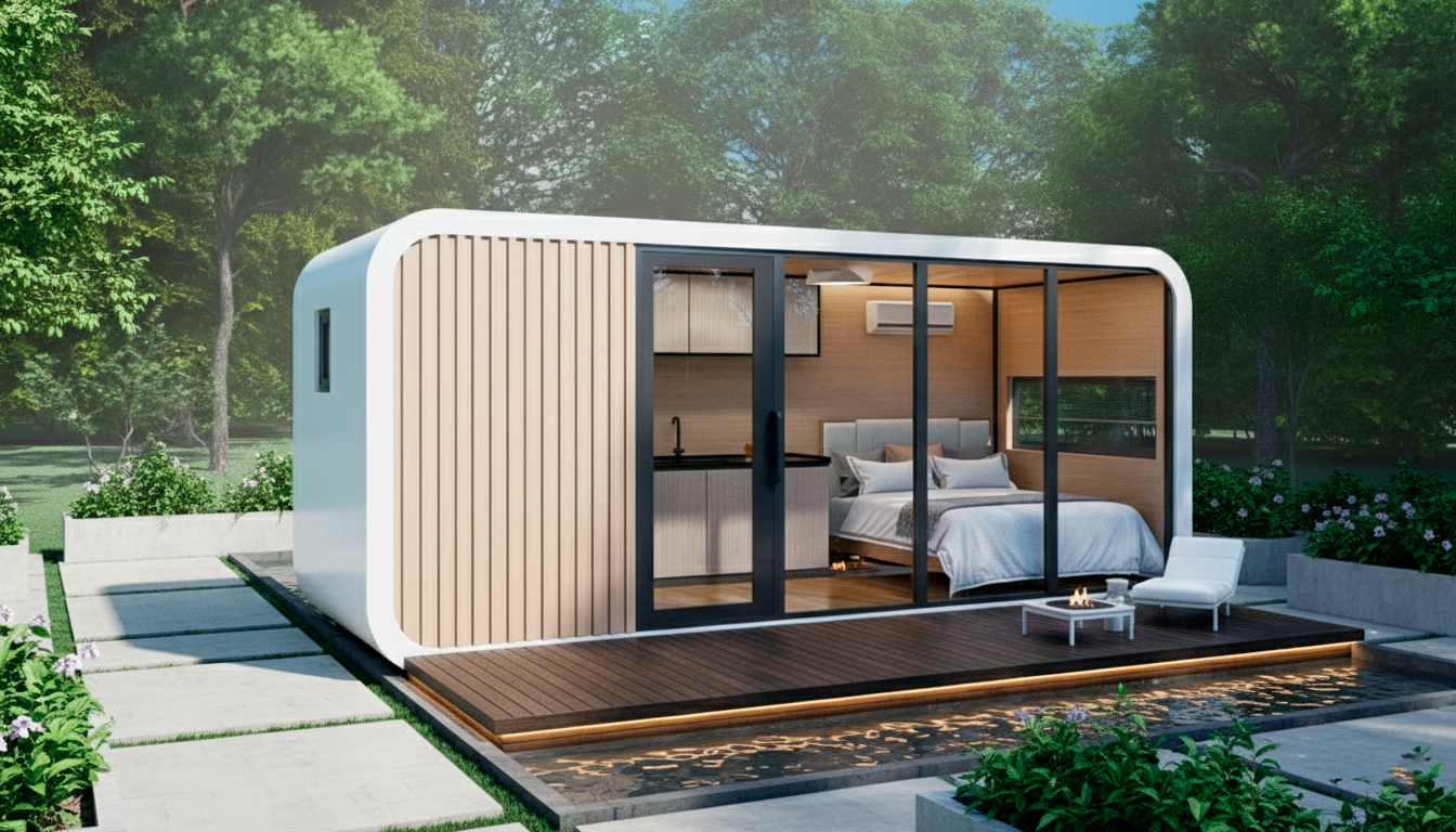 Модульный дом из дерева